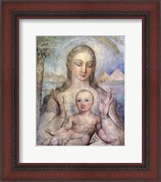 Framed Virgin and Child in Egypt, 1810