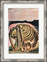Framed Book of Urizen; the creation of Urizen in material form by Los, 1794