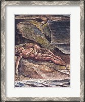 Framed Milton a Poem: Albion on the rock, 1804