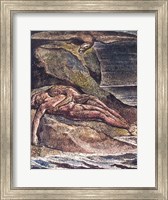 Framed Milton a Poem: Albion on the rock, 1804