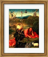 Framed St. John the Baptist in Meditation