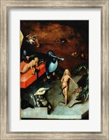 Framed Last Judgement (Altarpiece): Detail of Musical Instruments