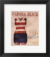 Framed Cabana Beach - mini