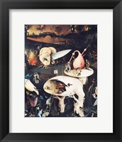 Framed Garden of Earthly Delights: Hell, triptych right