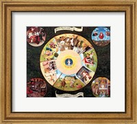Framed Tabletop of the Seven Deadly Sins and the Four Last Things