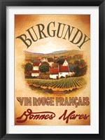 Framed Burgundy