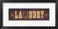 Framed Western Laundry
