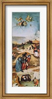 Framed Left wing of the Triptych of the Temptation of St. Anthony