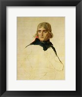 Framed Unfinished portrait of General Bonaparte
