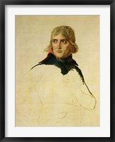 Framed Unfinished portrait of General Bonaparte