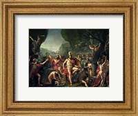 Framed Leonidas at Thermopylae, 480 BC, 1814