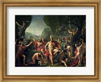 Framed Leonidas at Thermopylae, 480 BC, 1814