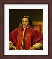 Framed Portrait of Pope Pius VII