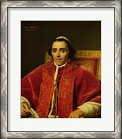Framed Portrait of Pope Pius VII