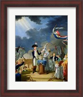 Framed Oath of Lafayette at the Festival of the Federation, 14th July 1790