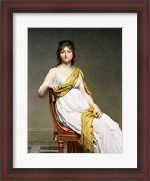 Framed Portrait of Madame Raymond de Verninac