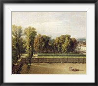 Framed View of the Luxembourg Gardens in Paris, 1794