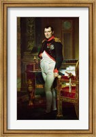 Framed Napoleon Bonaparte