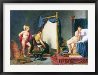 Framed Apelles Painting Campaspe in the Presence of Alexander the Great