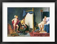 Framed Apelles Painting Campaspe in the Presence of Alexander the Great