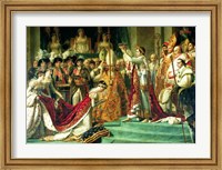Framed Consecration of the Emperor Napoleon and the Coronation of the Empress Josephine