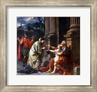 Framed Belisarius Begging for Alms, 1781