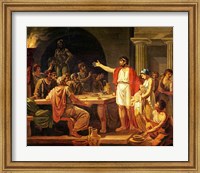 Framed Study for Lycurgus Showing the Ancients of Sparta their King, 1791