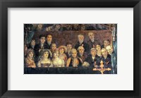 Framed Consecration of the Emperor Napoleon and the Coronation of the Empress Josephine, Crowd Detail