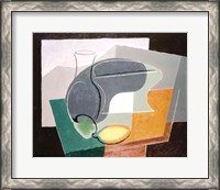 Framed Fruit-dish and carafe, 1927