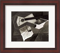 Framed Guitar and Fruit bowl, 1926