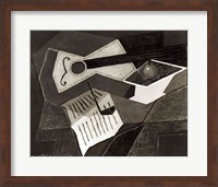 Framed Guitar and Fruit bowl, 1926