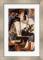 Framed Harlequin with a Guitar, 1917