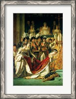 Framed Consecration of the Emperor Napoleon and the Coronation of the Empress Josephine, detail