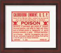 Framed Chloroform