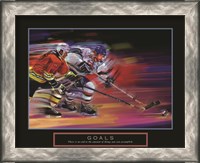 Framed Goals - Hockey
