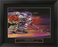 Framed Goals - Hockey