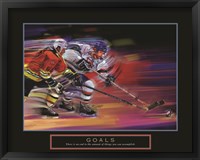 Framed Goals - Hockey