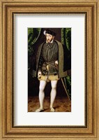 Framed Portrait of Henri II