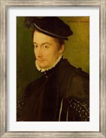 Framed Portrait presumed to be Hercule-Francois de France