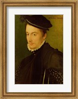 Framed Portrait presumed to be Hercule-Francois de France