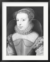 Framed Marguerite de Valois Queen of Navarre