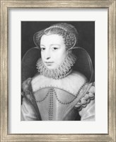 Framed Marguerite de Valois Queen of Navarre