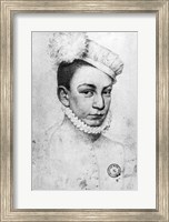 Framed Portrait of King Charles IX of France, 1561