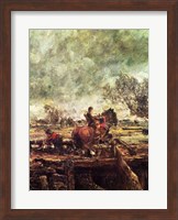 Framed Study for The Leaping Horse