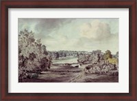 Framed Valley of the Stour, with Langham church in the distance