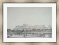 Framed Windsor Castle from the River, 19th century