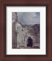 Framed East Bergholt Church: North Archway of the Ruined Tower