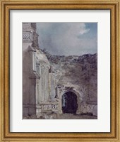 Framed East Bergholt Church: North Archway of the Ruined Tower