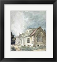Framed East Bergholt Church, c.1805-11