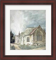 Framed East Bergholt Church, c.1805-11